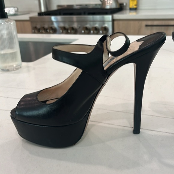 Prada peep toe platform heels - Picture 3 of 10